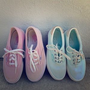 Baby pink & baby blue Vans 🎀💙 TWIN BUNDLE